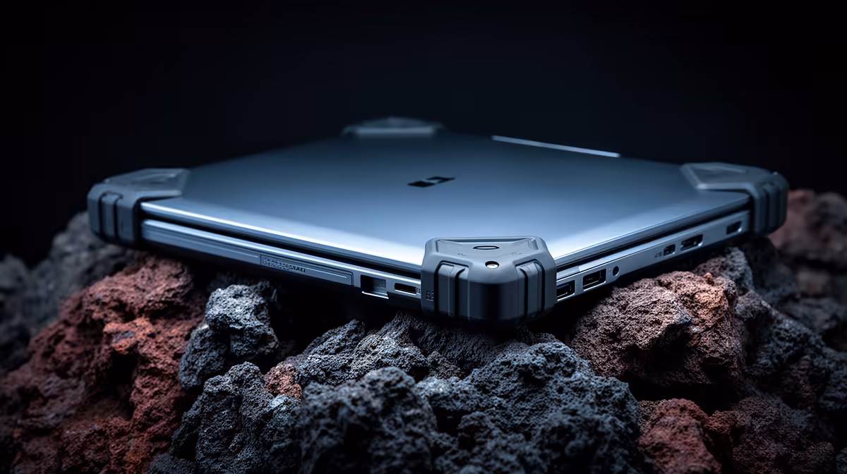 Rugged Laptops with Rubber Edges