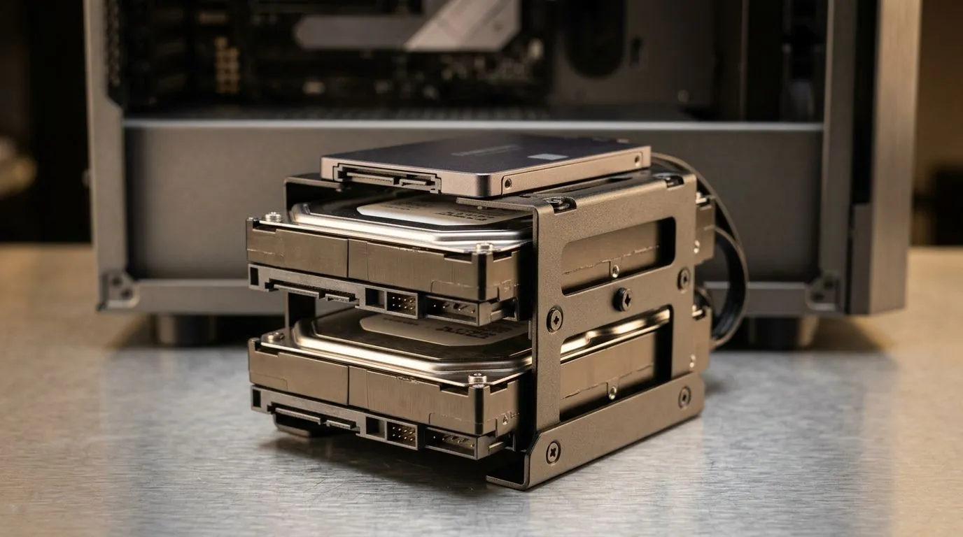 Get more storage from limited bays