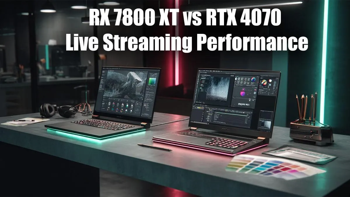 RX 7800 XT vs RTX 4070: Live Streaming Faceoff