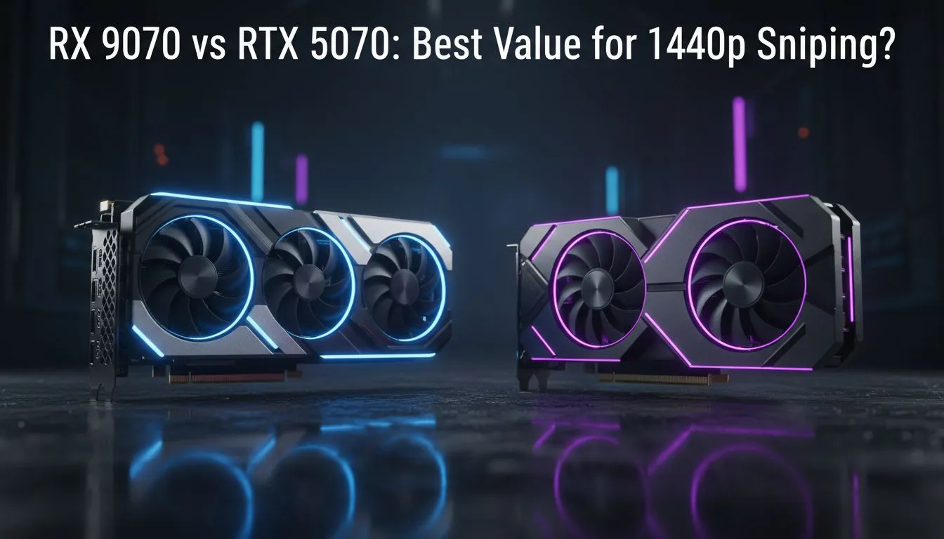1440p Sniping: RX 9070 vs RTX 5070