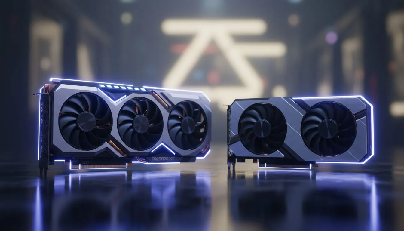 RX 9070 XT vs RX 9070 — SA price vs performance