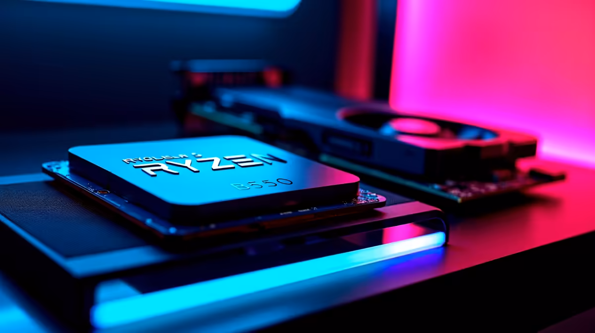 Ryzen 5 5500 + B550 + RX 7600 Build Under R25,000: