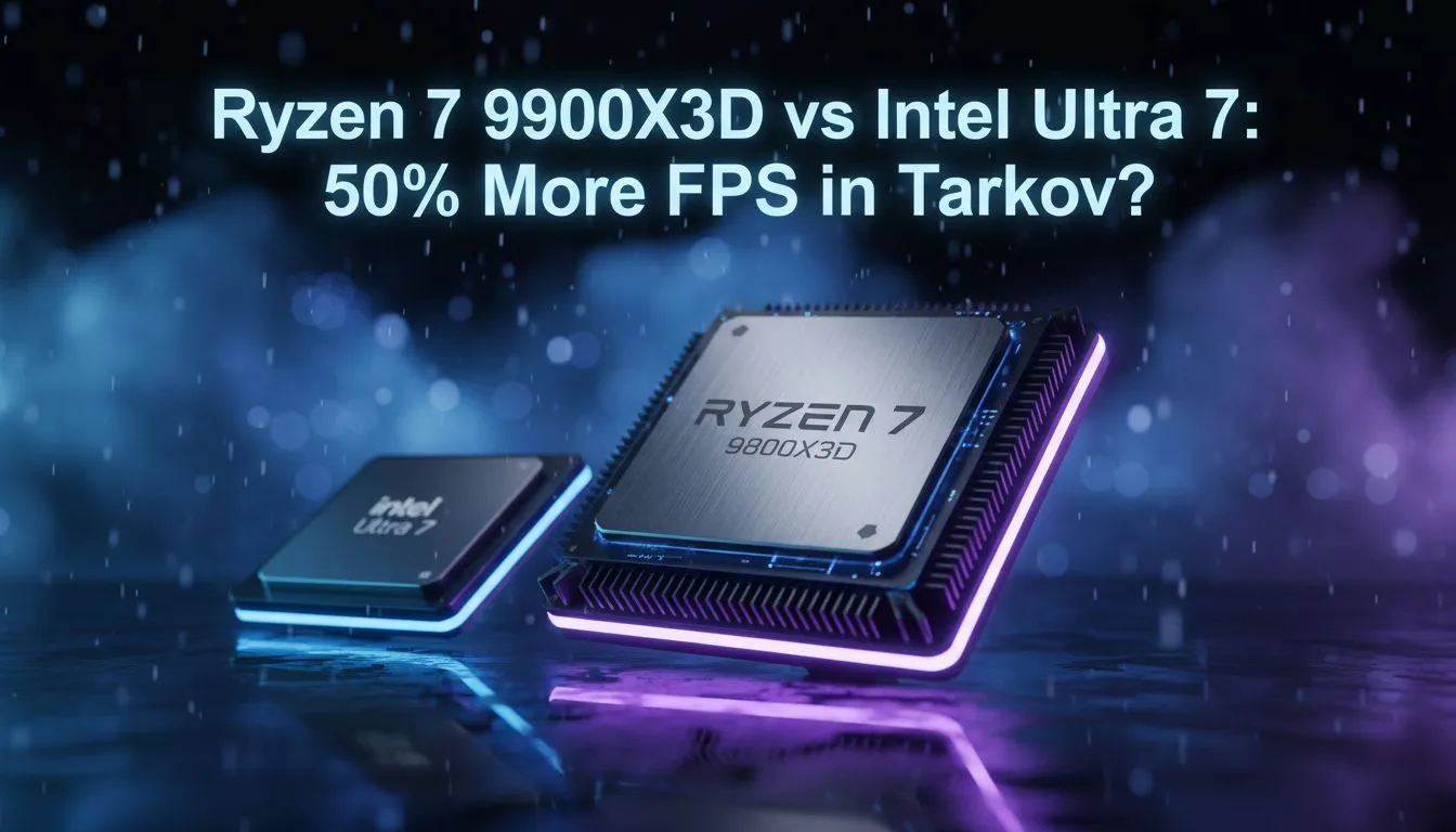 9800X3D vs Intel Ultra 7 Performance