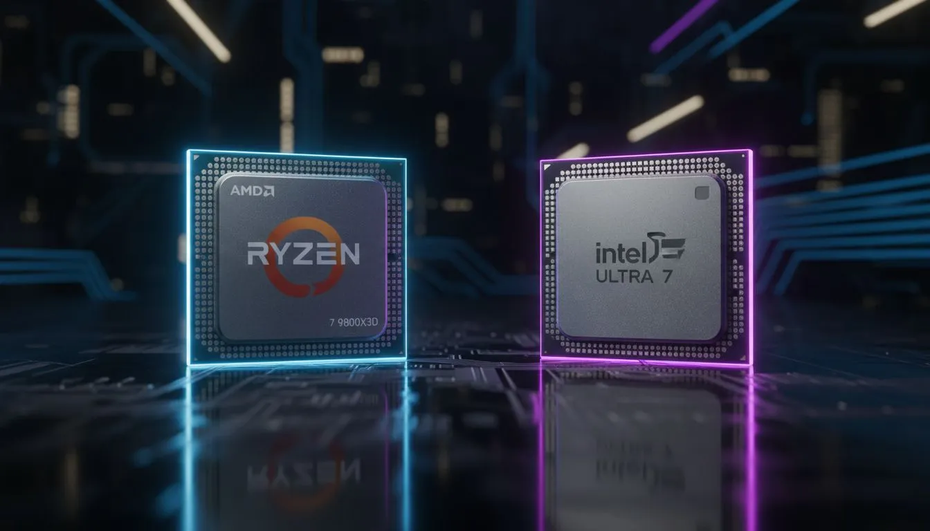 Ryzen 7 9800X3D vs Intel Ultra 7