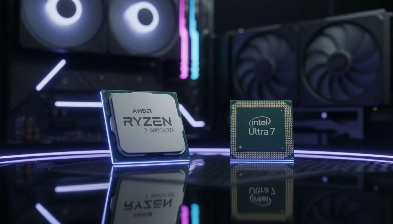 Late Game FPS: 9800X3D vs Ultra 7