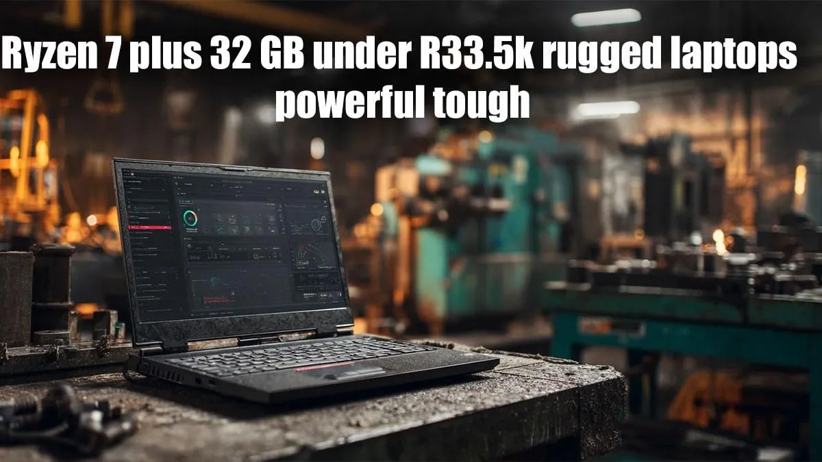 Powerful Durable Laptops with Ryzen 7 + 32GB RAM Under R33k