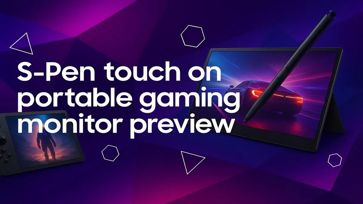 S-Pen Gaming Monitor Preview