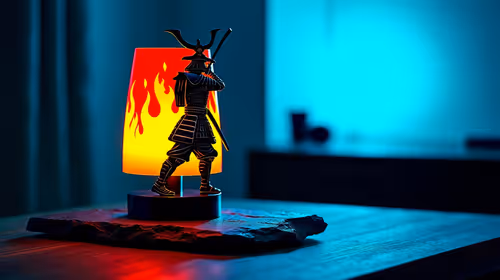 Samurai Light Flame Manjo: Stylish Home Decor Ideas