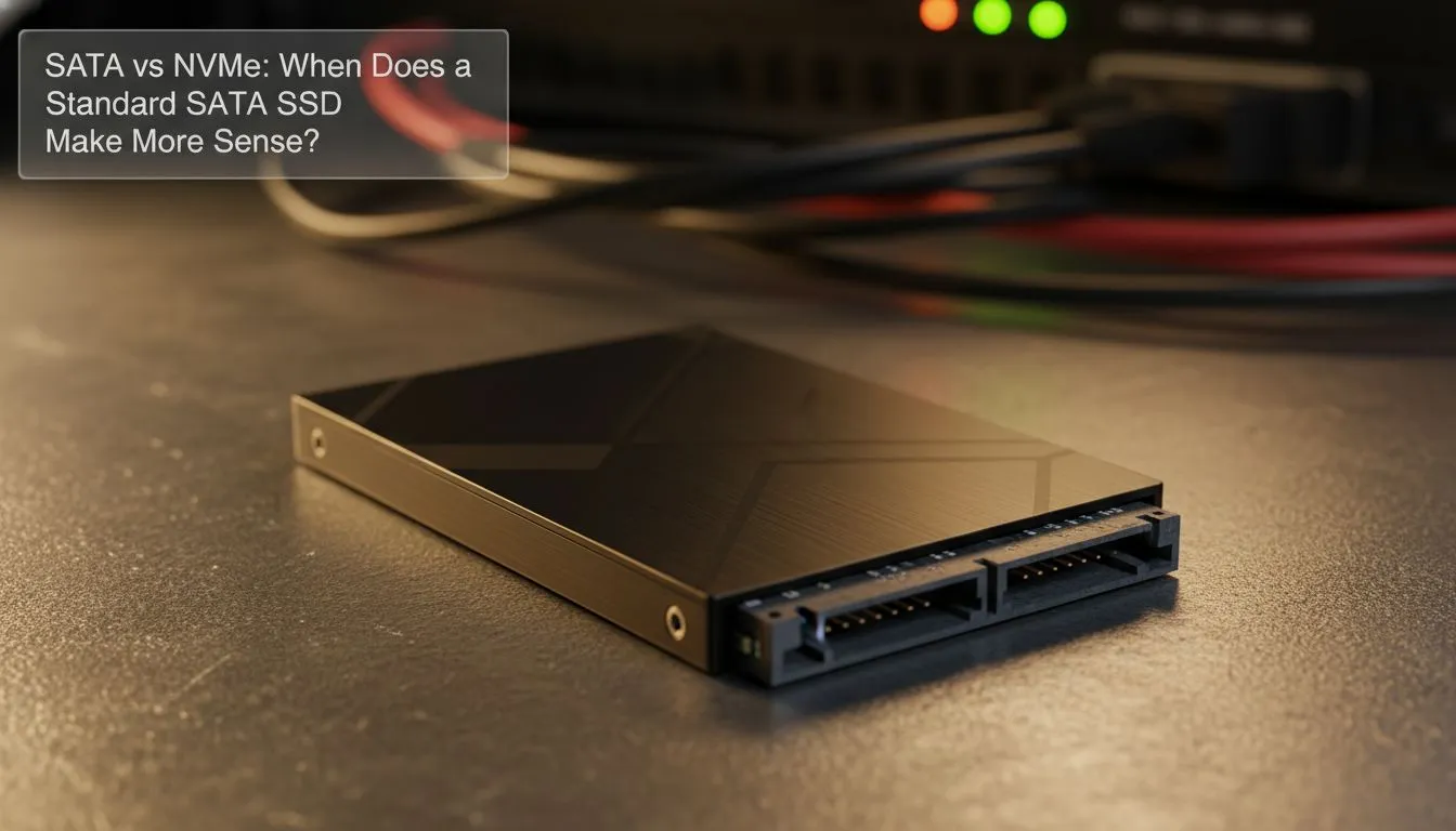 When a SATA SSD Makes More Sense