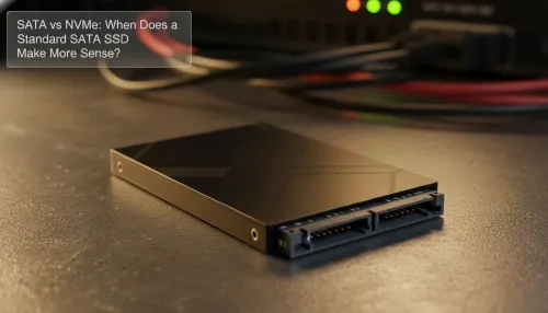 SATA vs NVMe: When a Standard SATA SSD Makes More Sense