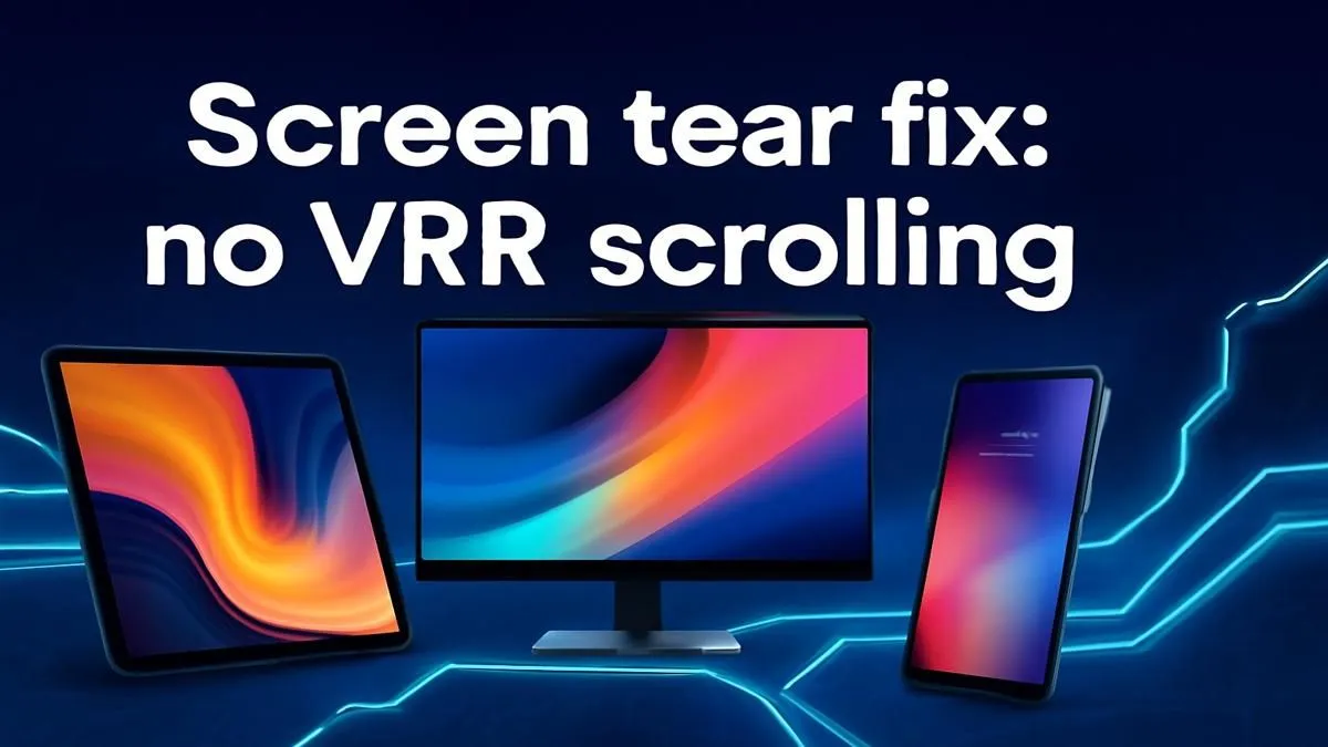 Beat Screen Tear Without VRR