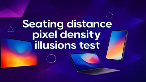 Monitor Viewing Distance: The Pixel Density Illusion Test
