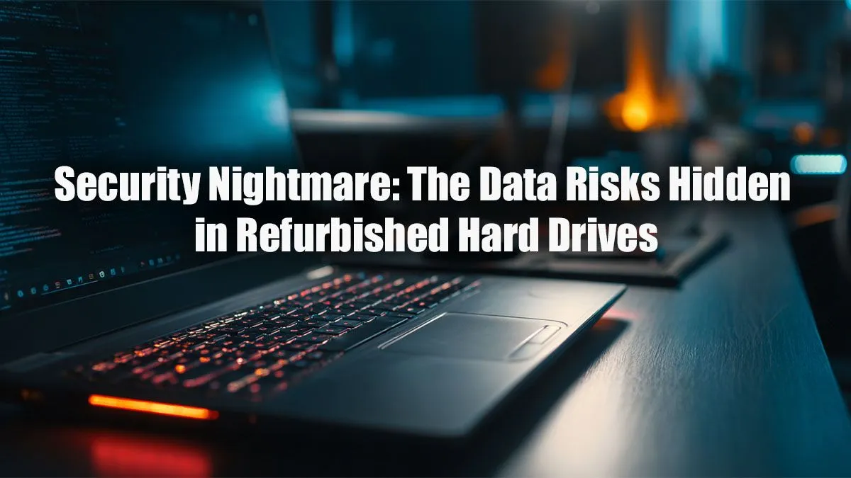 Hidden Dangers of Used Drives