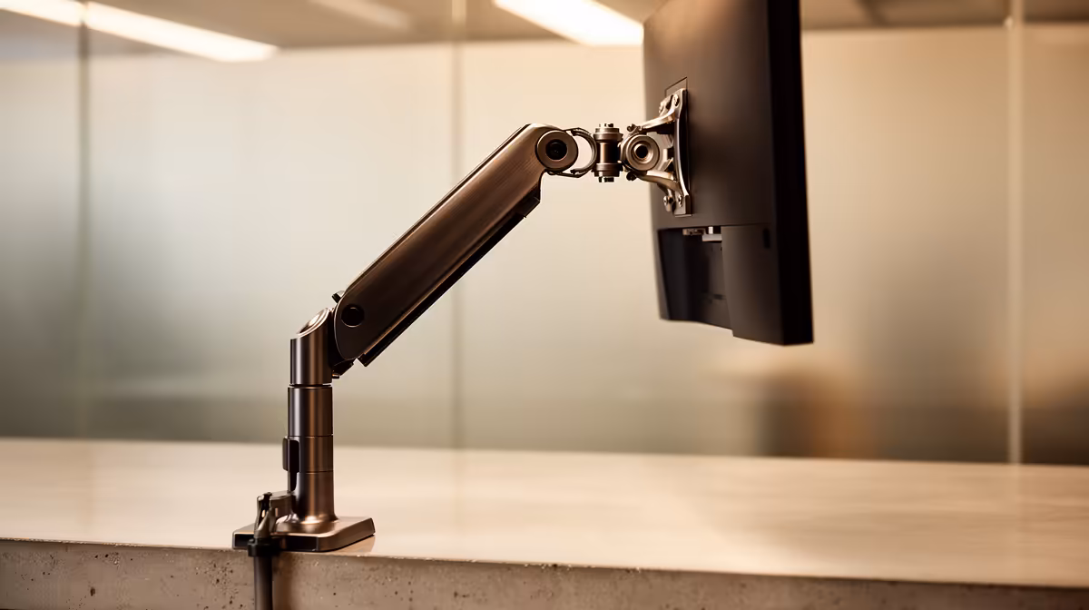 Fit a monitor arm the right way