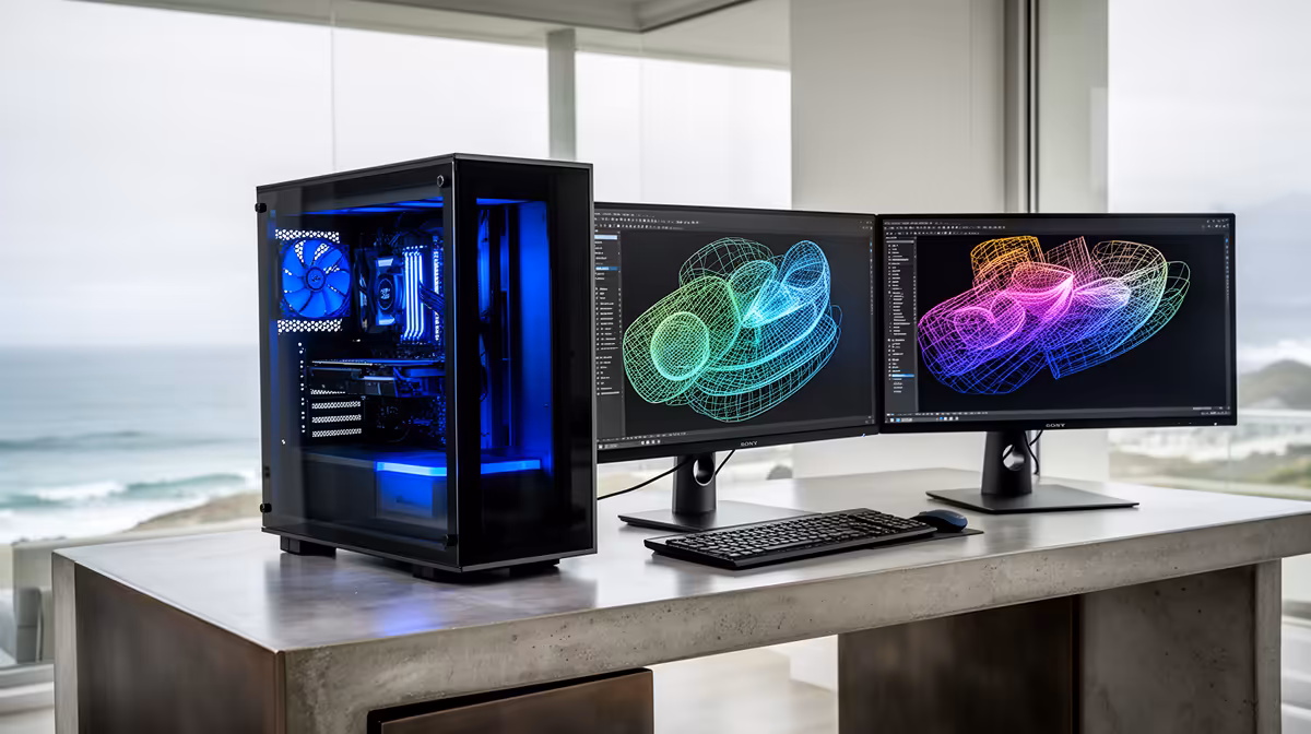 Setting up a 3D modelling and rendering rig buying signals