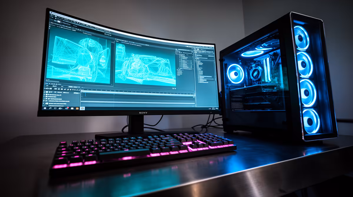 Setting up a 3D modelling and rendering rig buying signals