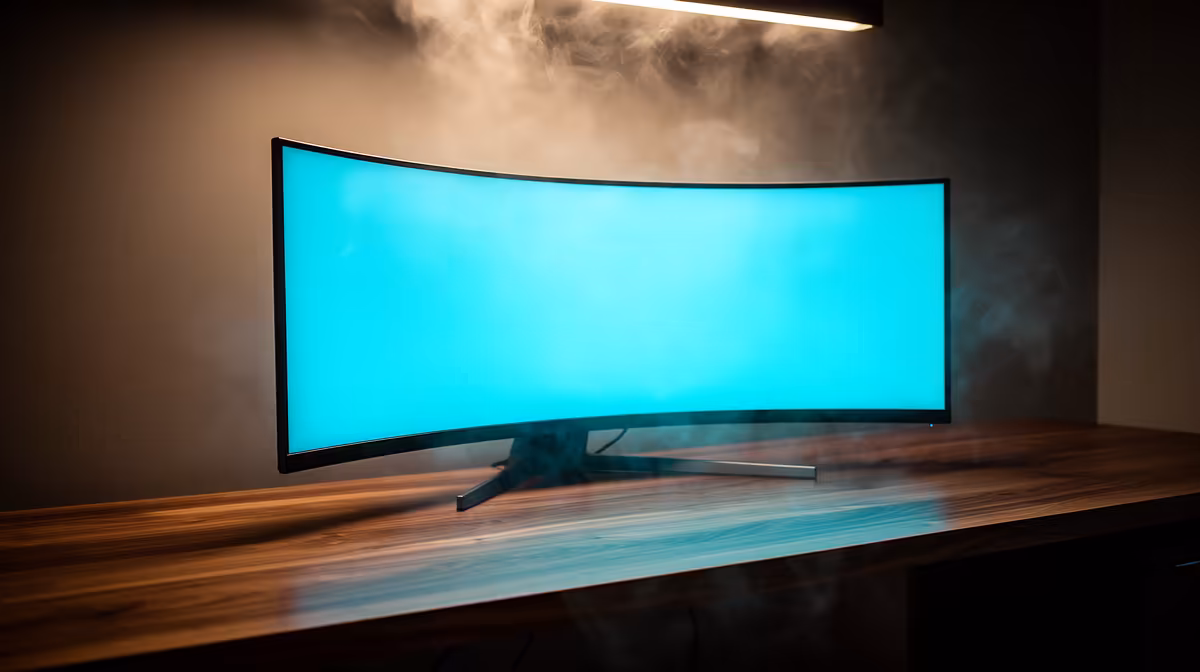 Setting Up a Curved Monitor At Home in Centurion