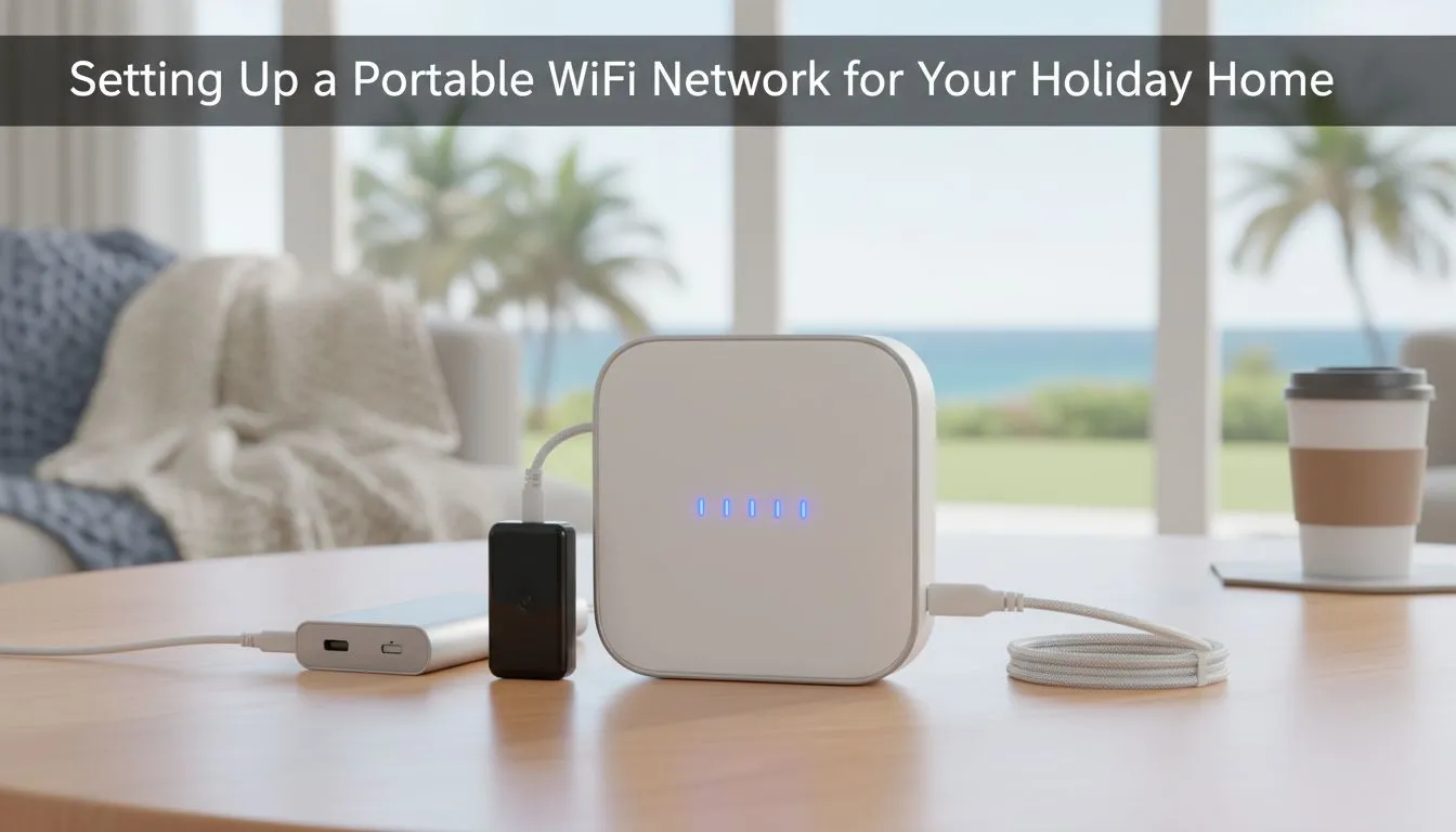 Quick Setup for Portable Holiday Wi-Fi