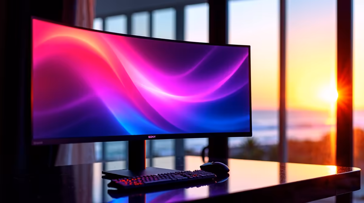 Setting Up an OLED Gaming Monitor At Home in Durban