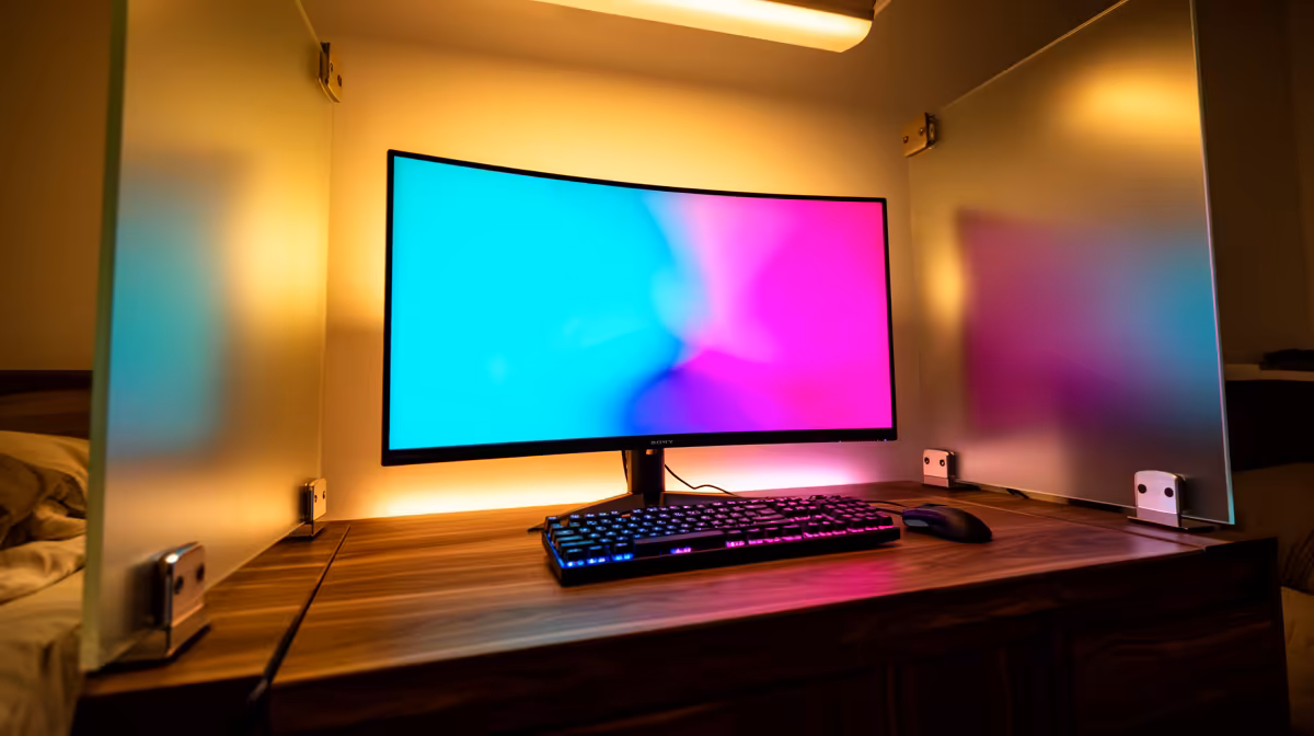 Setting Up an OLED Gaming Monitor At Home in Mthatha