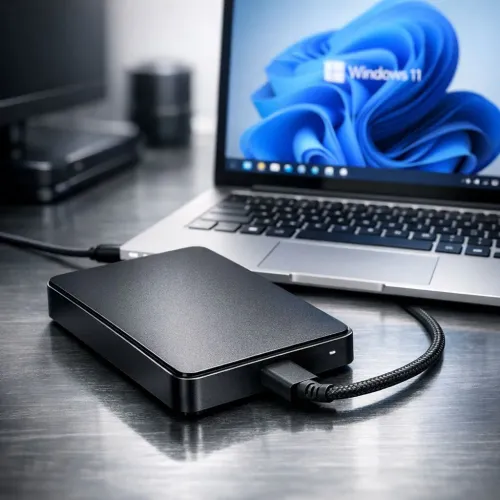 Automated backups Windows 11: External Drive Setup