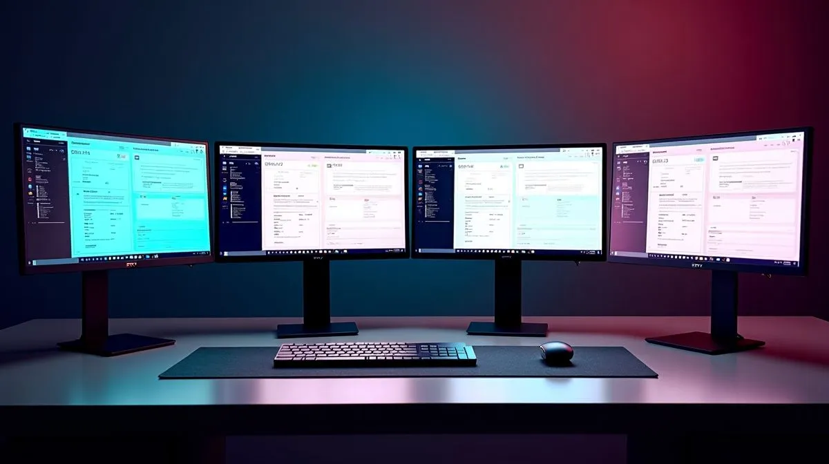 Quad mDP 1.4a multi-monitor productivity guide