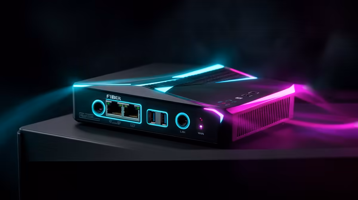 Rustenburg esports setup with Vumatel 100 Mbps