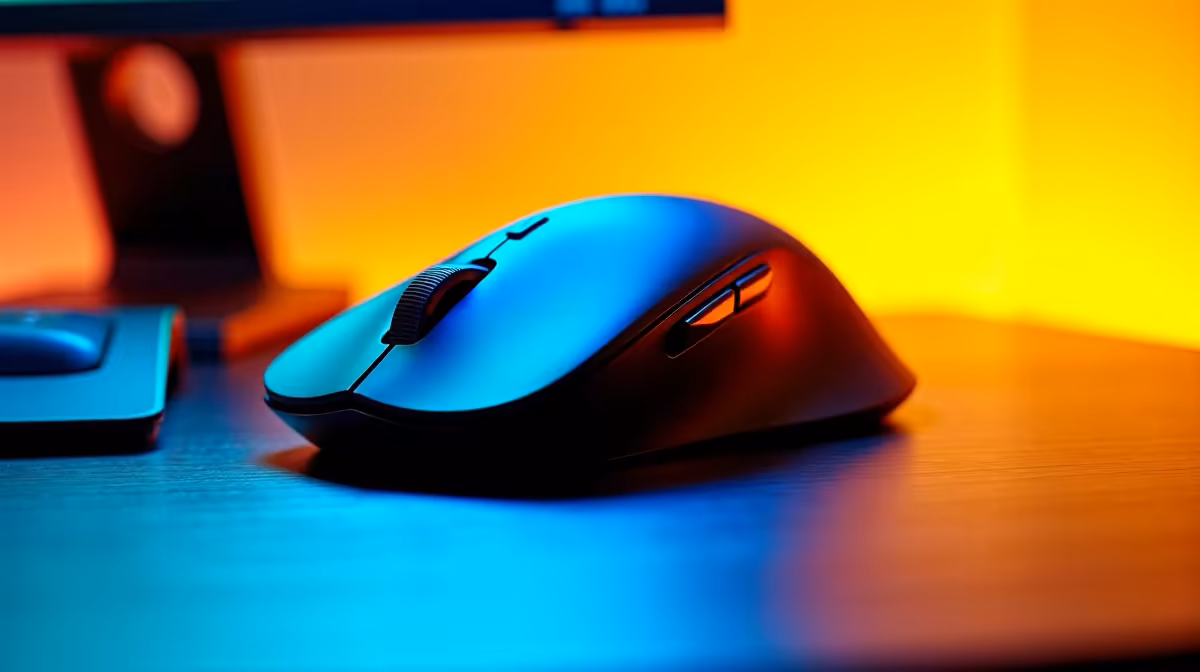Desk Setup for Vertical Mice