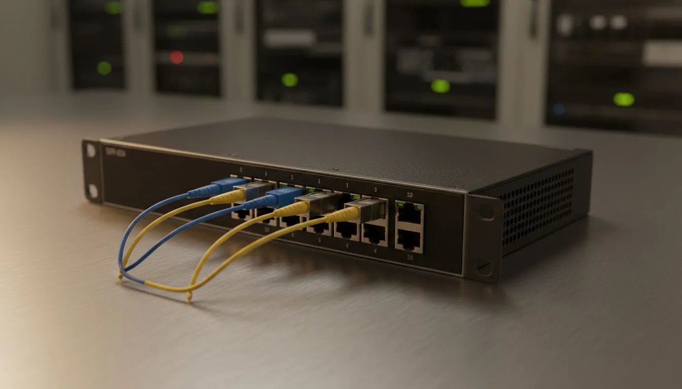 Using SFP Ports for Fiber Uplinks