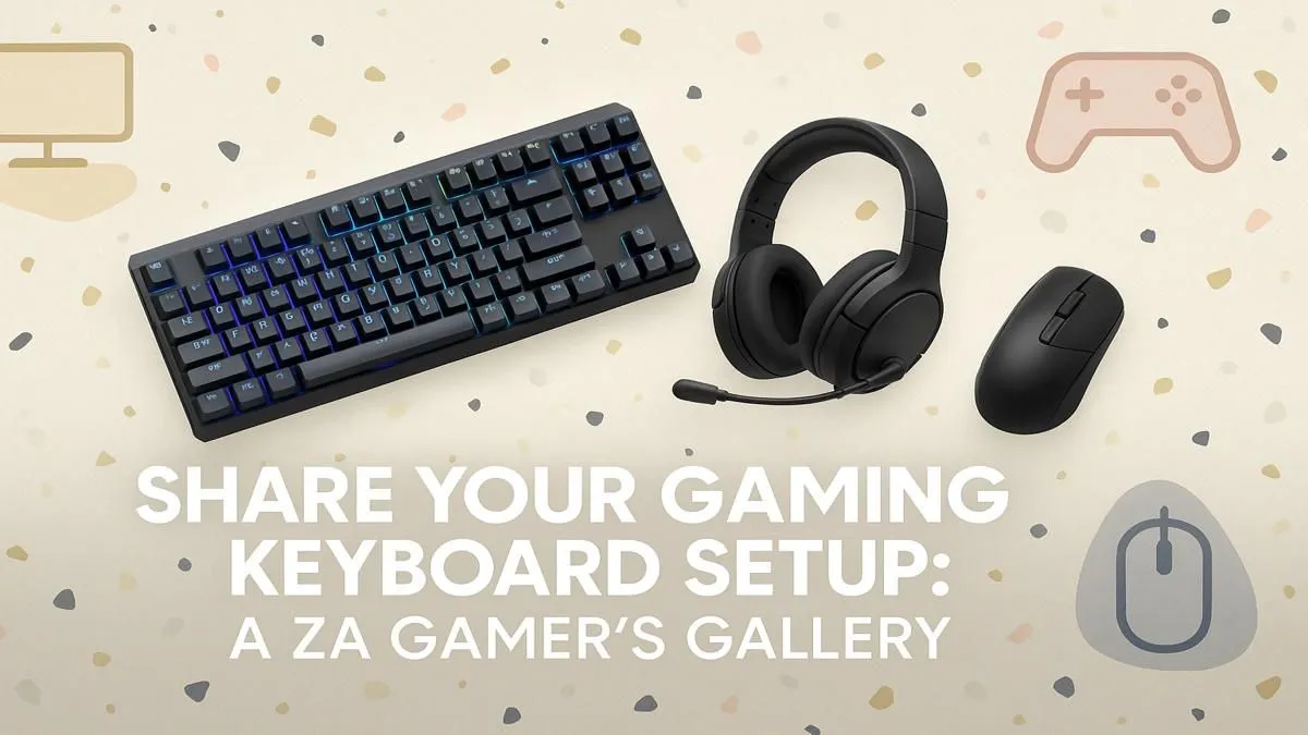View ZA Gamers' Keyboard Setups
