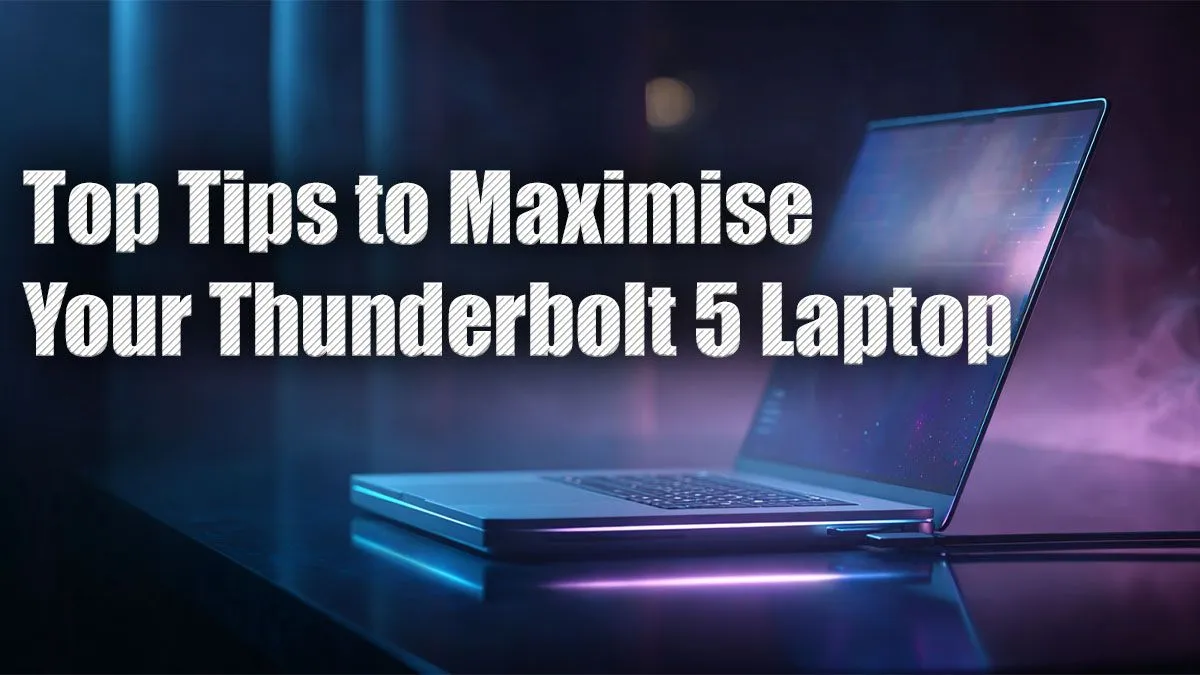 Maximize Your TB5 Laptop