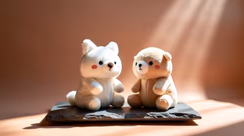 Shiro & Schwi Plushies: Boost Creativity with Emotional Comfort