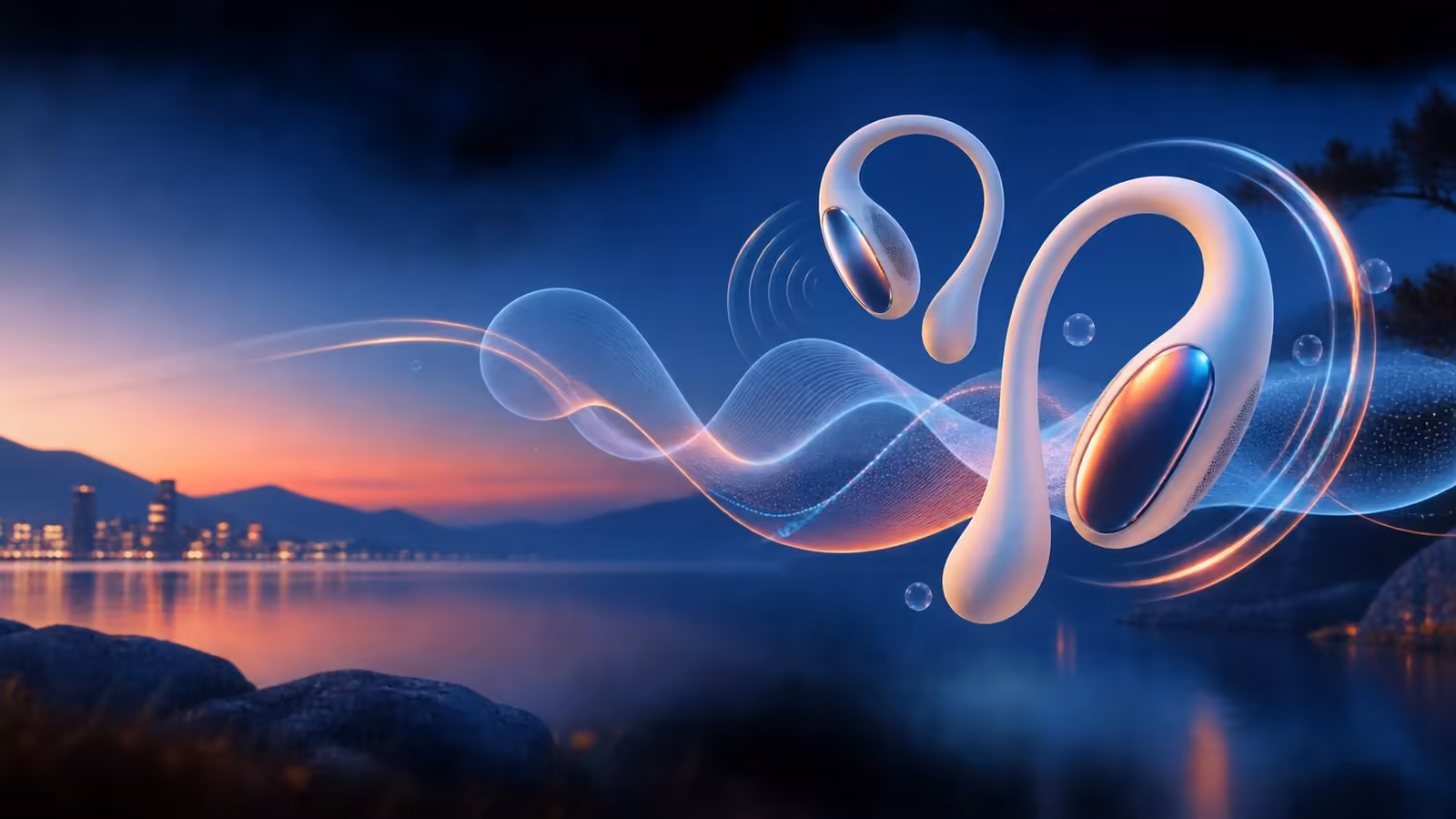 A lighter ear hook keeps awareness ahead of isolation