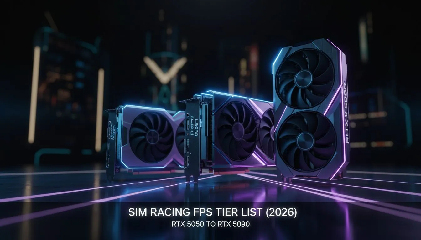 RTX 5050 to 5090: Sim Racing FPS Rankings