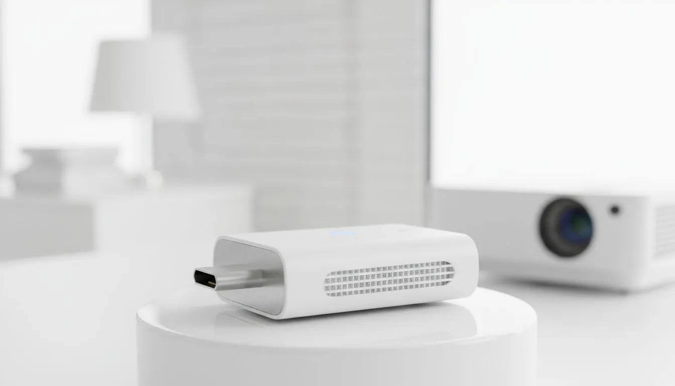 Simple wireless USB-C projector tips