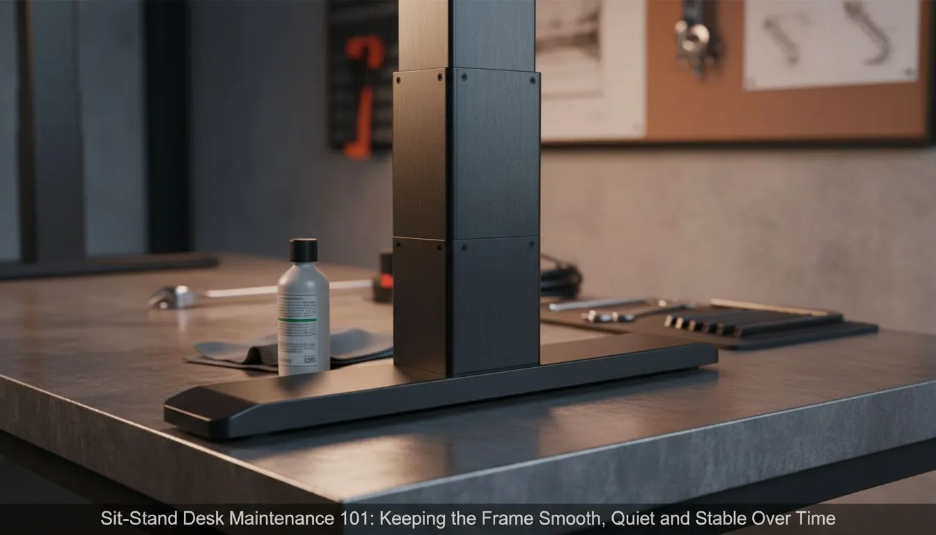 Maintain Smooth, Quiet Sit-Stand Frames
