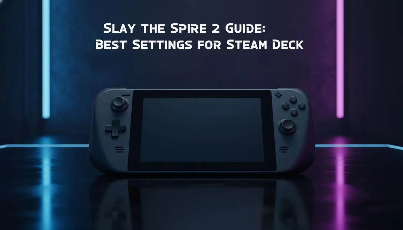 Best Steam Deck settings for Slay the Spire 2