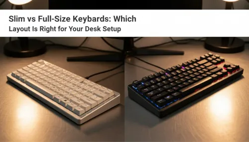 Slim vs Full-Size Keyboards: Which Layout Fits Your Desk?