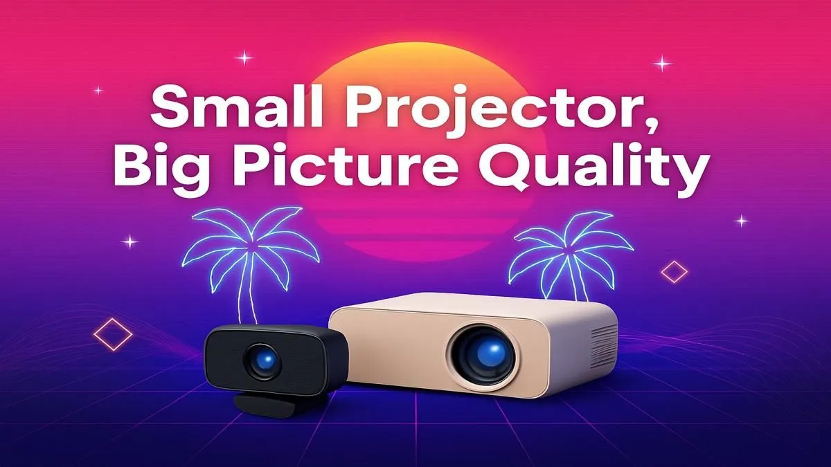Compact Projectors with Sharp Visuals
