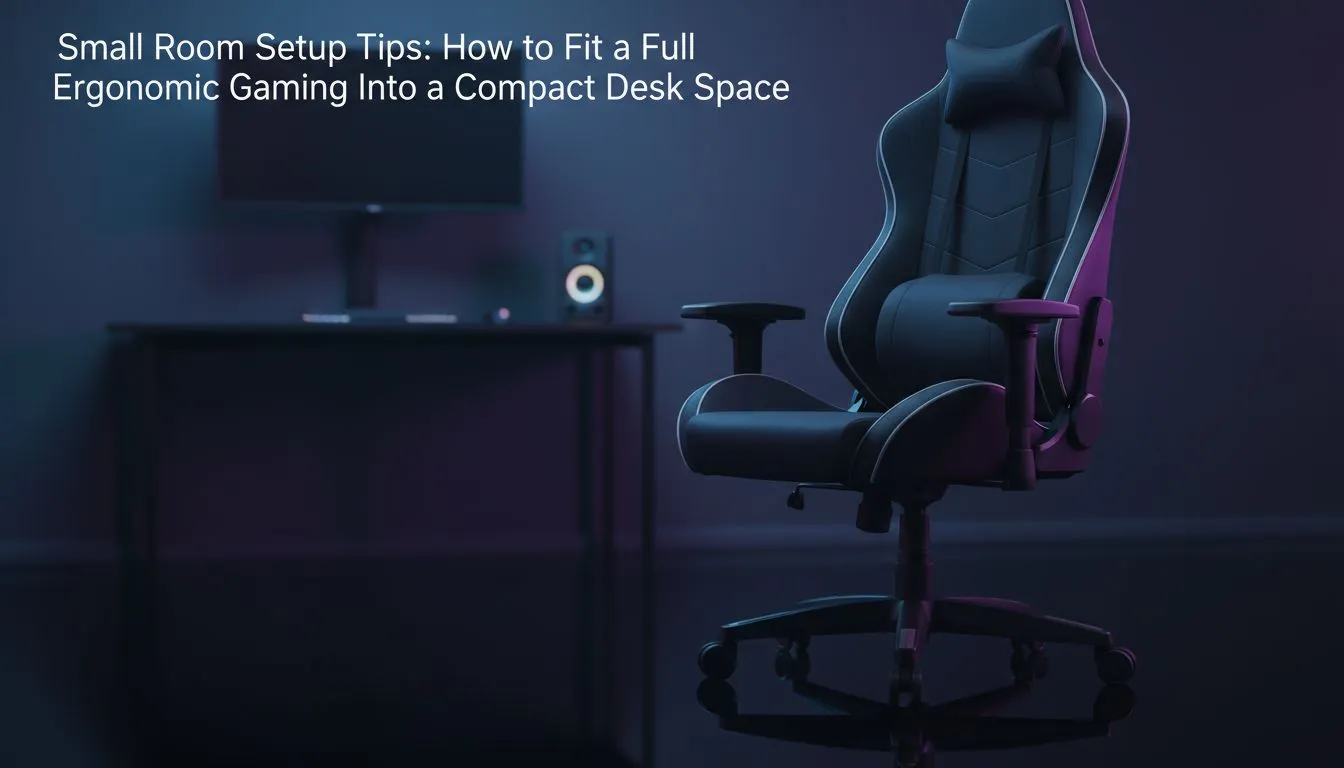 Fit an Ergonomic Gaming Chair in Tight Spaces