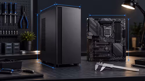 Smallest ATX case 2026: how to compare compact full-size builds