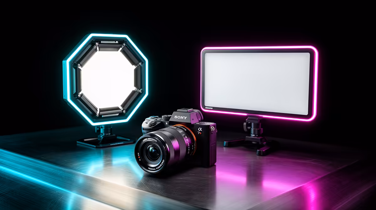 Softbox vs Panel Light for Creators