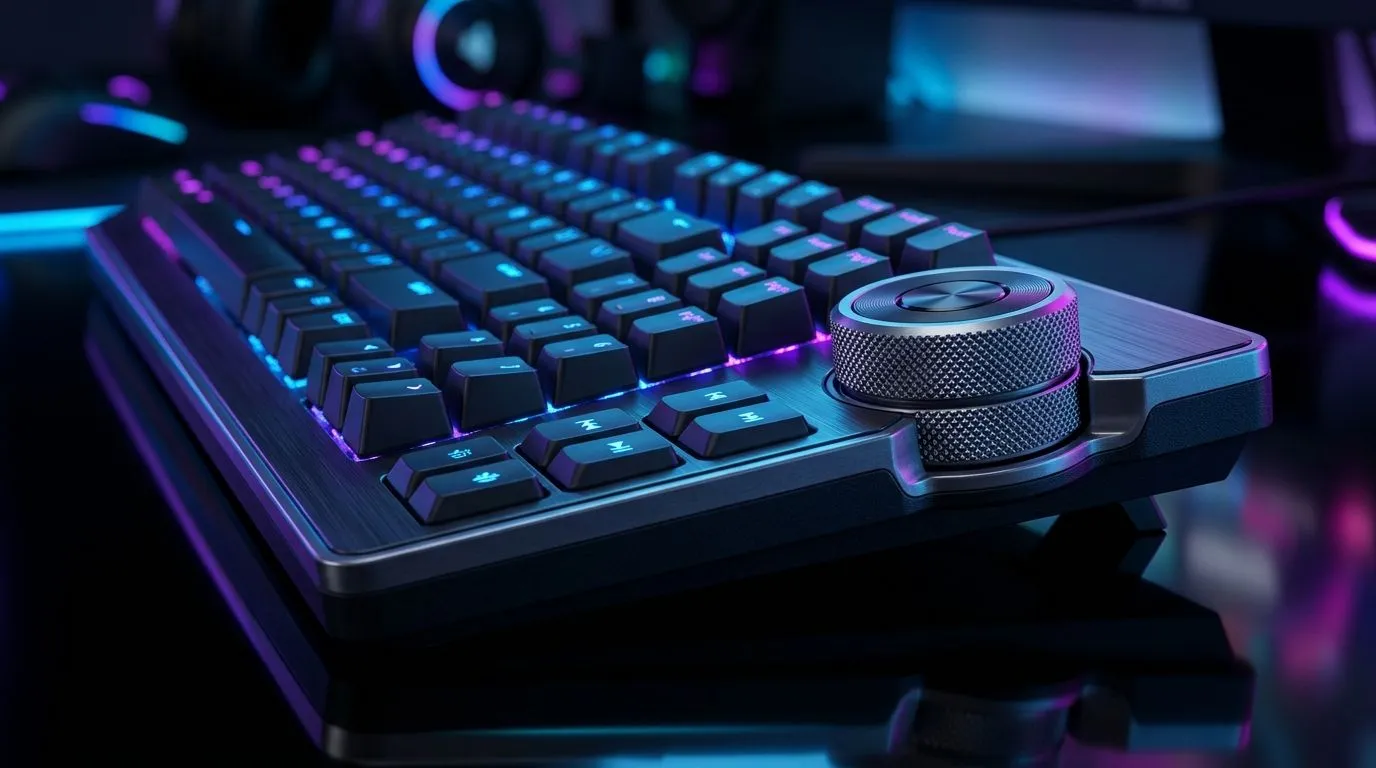 One-wheel silence + on-keyboard media access