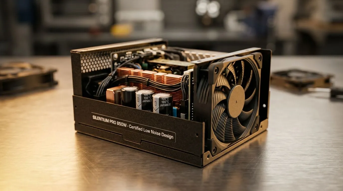 Reduce acoustic output with better power and cooling