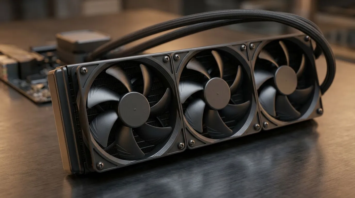 Fix thermal throttling with airflow and radiator size