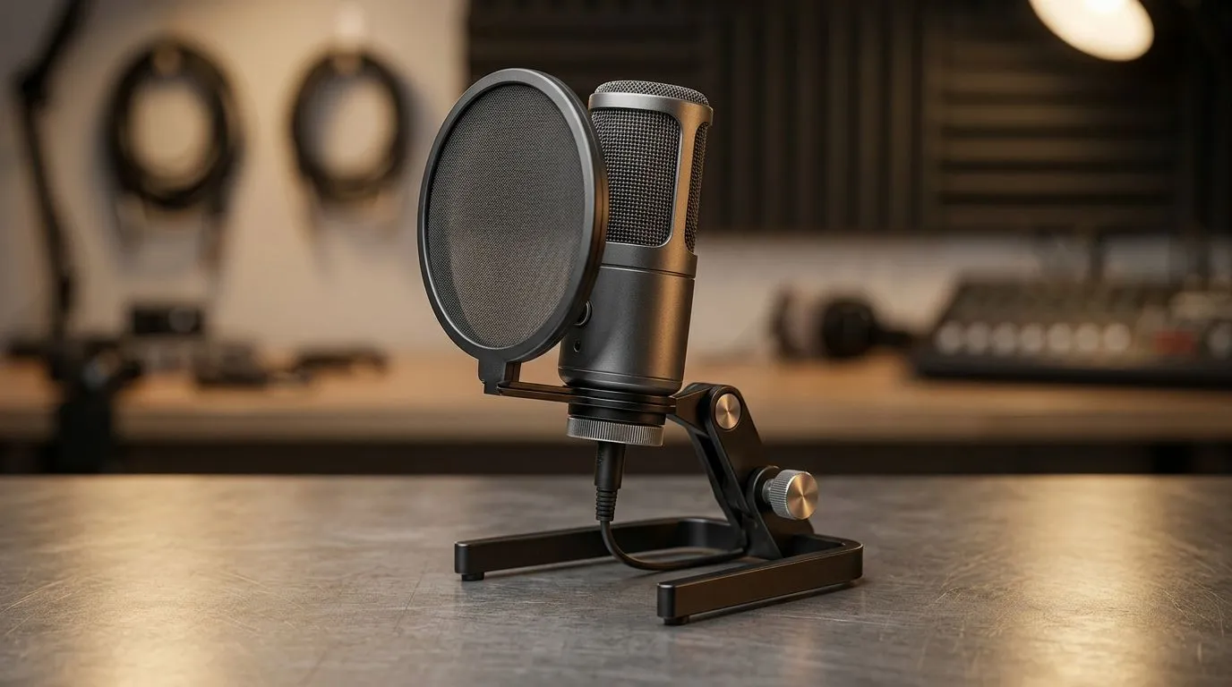 Fix muffled voice with smart mic placement and pop filters