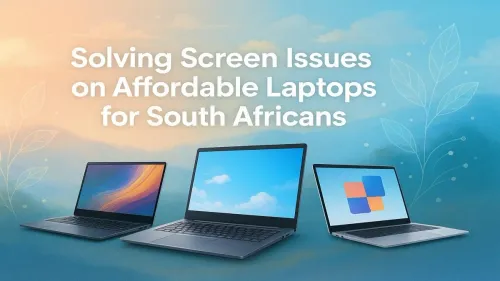 Fix Common Laptop Screen Problems: A Guide for SA