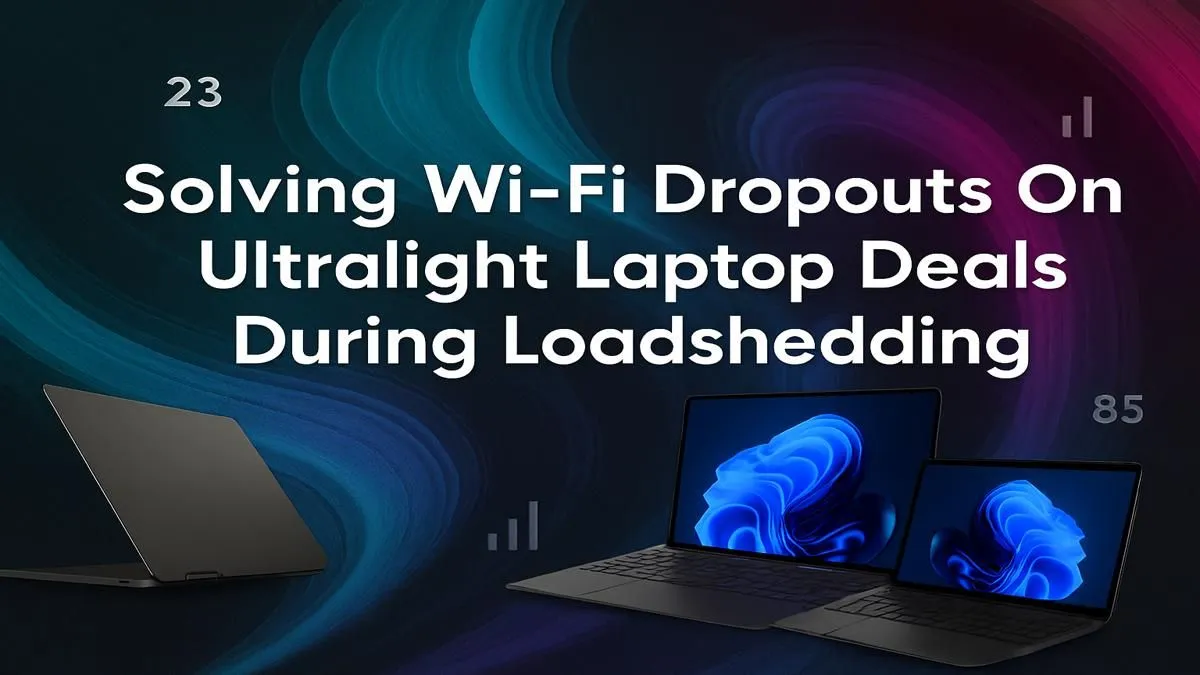 Stable Wi-Fi for Ultralight Laptops in Loadshedding