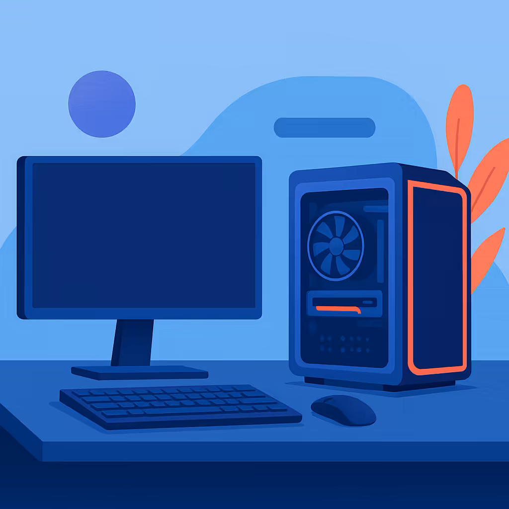 Desk ideas for compact gaming PCs