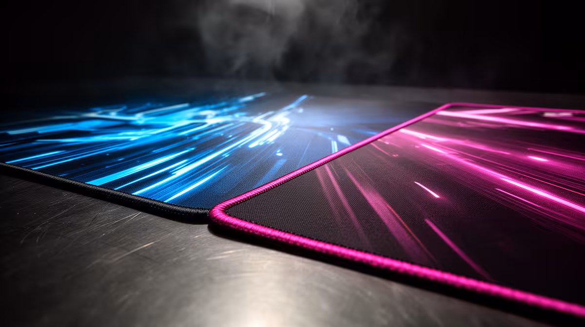 Speed vs Control Mousepads: Impact: surface and base grip